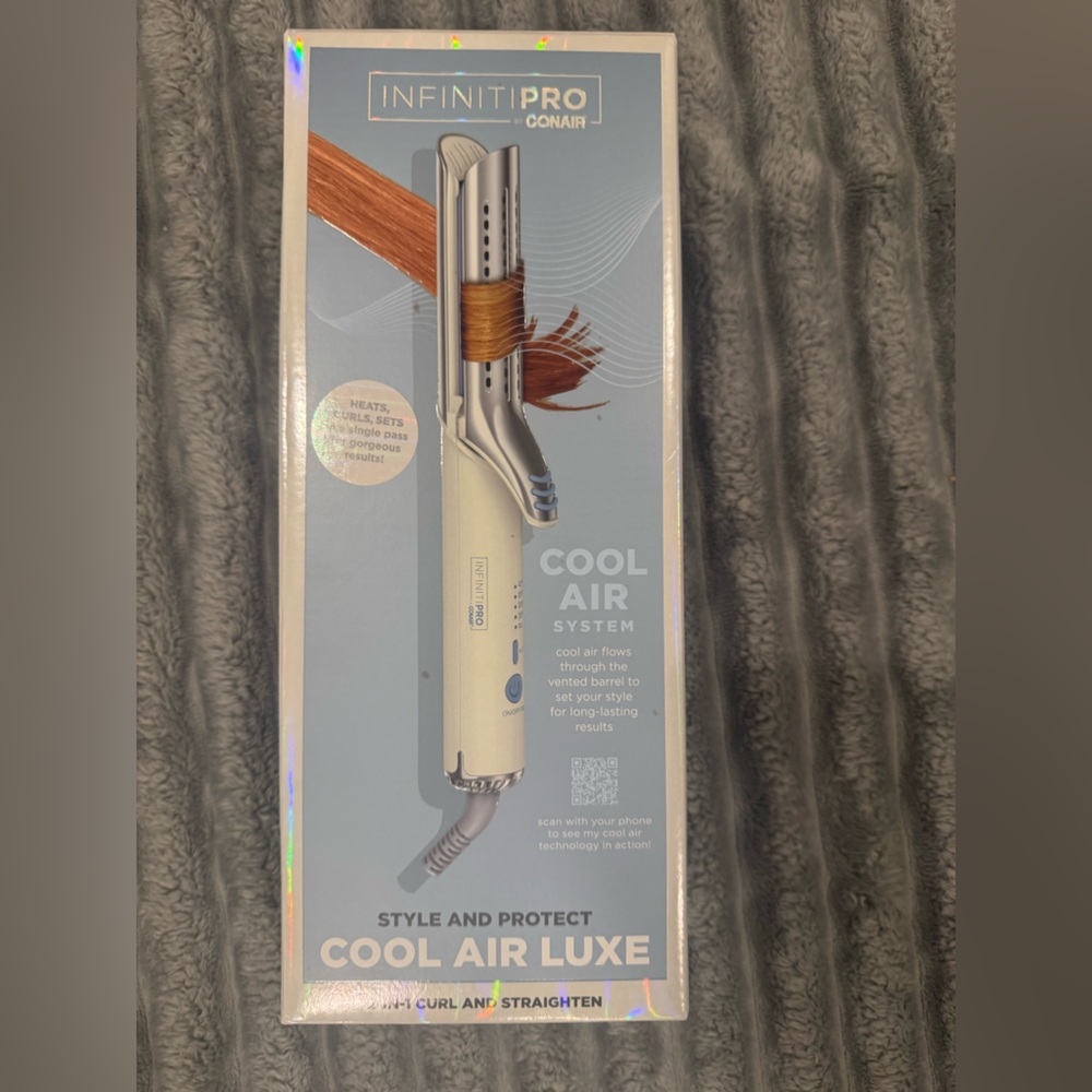 Infinity Pro Cool Air Luxe Titanium Styler New in Box